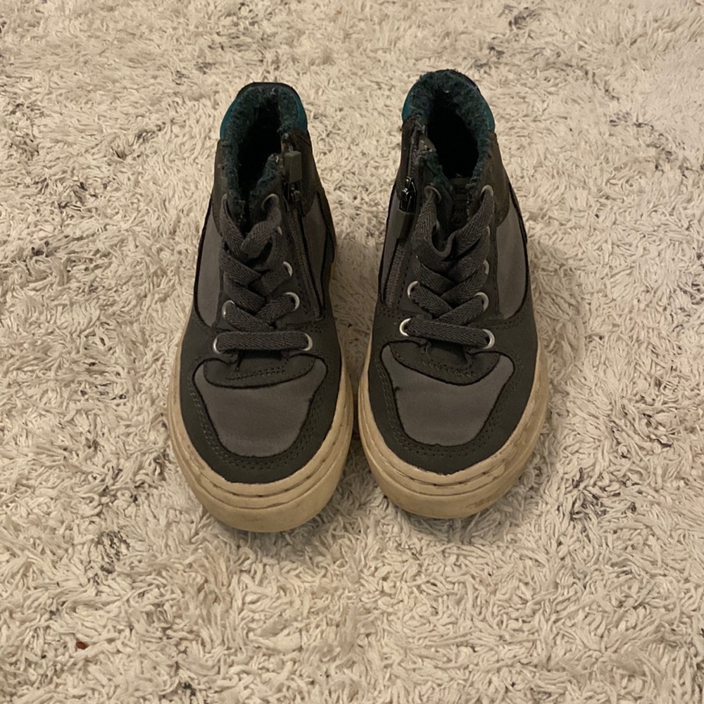 Zara kids gray high tops
